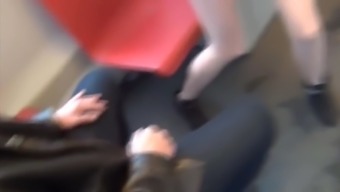 Girl Masturbates Openly In Public Transport