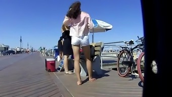 Not Mom Pushes Not Teen Daughter From Camera View