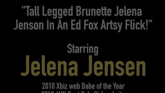 Tall Legged Brunette Jelena Jenson In An Ed Fox Artsy Flick!