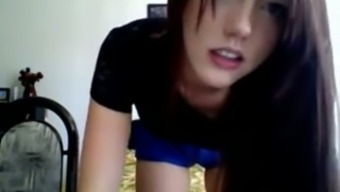 Extremely Seductive Teen Masturbating On Webcam Session