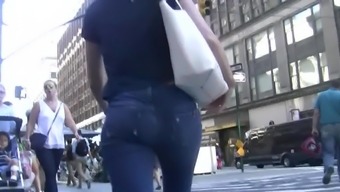 Babe In Jeans Nice Butt