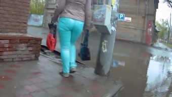 Big Ass Blonde Milf In Blue  Jeans