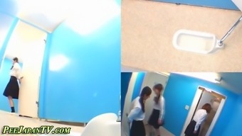 Bathroom Cams Film Cute Japanese Chicks Pissing In Toilets