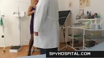 Elegant Love At Gyno Physician Snagged On Veiled Cam
