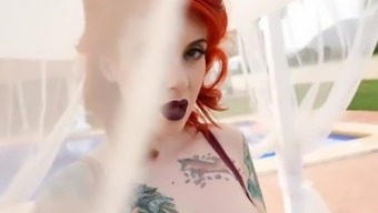Xtremeplaypen - Red Head Roo Shows Pussy