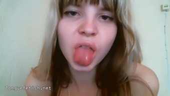 Tongue Fetish - Gina