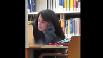 Candid Soles In Library