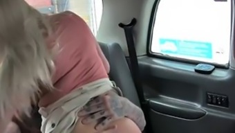 Muscled Tattooed Guy Bangs Busty Cab Driver