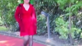 Slut Turkish Woman In Shiny Black Pantyhose 
