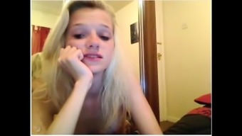 Beautiful Teen Blonde Masturbate To Orgasm