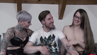 Threesome With Two Hot German Babes