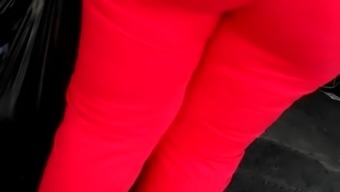 Phat Booty Red Pocketless Tight Pants