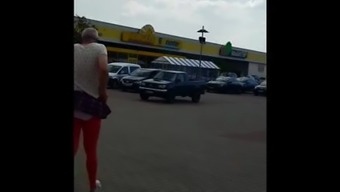 Mini-Skirt In Public