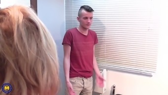 Mother Blows And Fucks Teen Son Like A Pro
