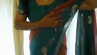 British Indian Wife Gives Sexy Strip. Cum On Tits