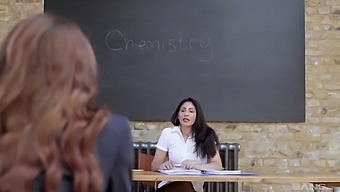 Pussy Oral In The Classroom Between Two Lesbians