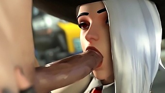 3d Sweet Ashe With Huge Perfect Boobs Fucks Collection