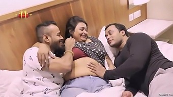 Indian Bbw Mousi Has Threesome Sex With Toyboy