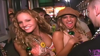 Hot Wives Flash Tits Ass & Pussy At Mardi Gras