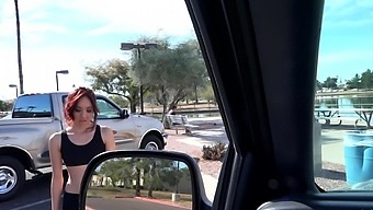 Slender Hottie Mila Jade Gets Fucked Hard In Back Of The Car