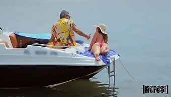 Rich Dude Having Sex With His Bootyfull Mistress On His Boat