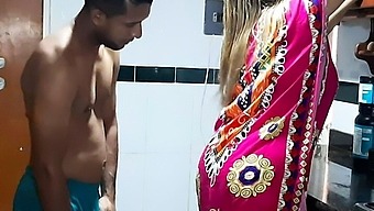 I Surprise This Horny Blonde While She Cleans And I Eat Her Pussy