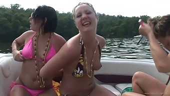 Impassioned Amateur Lesbians With Natural Tits In Bikini And Glasses Having Wild Fun In An Outdoor Action