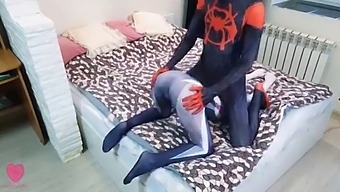 Sexy Spider-Man Multiverse: Miles Morales Passionately Fucked Gwen Stacy And Filled Her Mouth With Cum