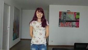 Skinny Teen Does Her First Porn Casting