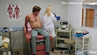Giselle Palmer And Lucas Frost - Blonde-Haired Doctor With Natural Tits Gets Fucked A