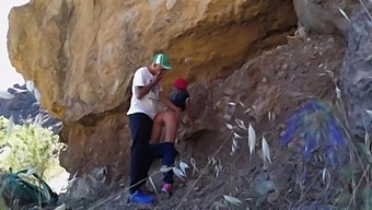 Tourists Fuck Outdoor In The Mountains Canarias