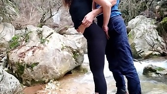 Unexpected Sex In The Woods With A Tiny Whore.