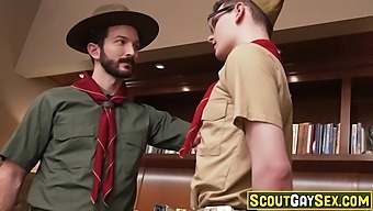 Scoutmaster Fucks In The Mouth A Horny Cock Craving Gay Scout