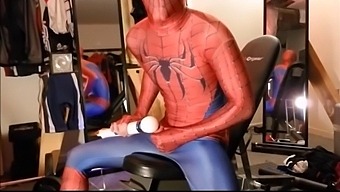 Masturbating Spider-Man
