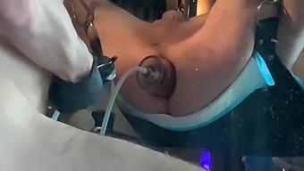 Rose Bud - Pumping, Fucking, Fisting And Nice Mix Of Precum And Piss Pumped Out At The End
