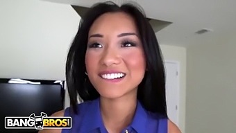 Bangbros - Stunning Asian Teen Alina Li Fucks So Good, Gets A Facial