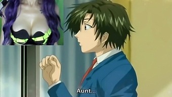 VISIT HIS BUSTY AUNT AND THEY END UP FUCKING - Hentai INBO Episode 1