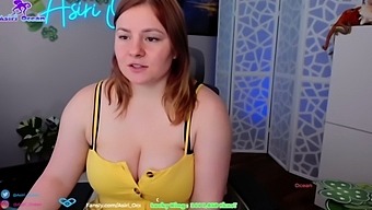 Great Big Tits Masturbating Redhead