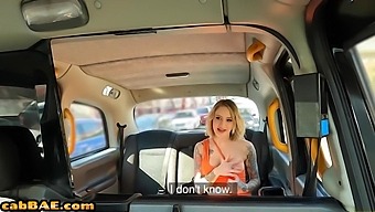 Blonde Bombshell Gets A Ride On A Big Cock In The Backseat Of A Car