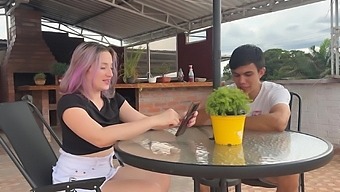 Latina Girl With Purple Hair Gives Her Boyfriend An Unforgettable Experience In This Pov Video