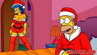 Husband Gifts His Wife To Beggars As A Christmas Surprise. Adult Animation Based On The Simpsons.