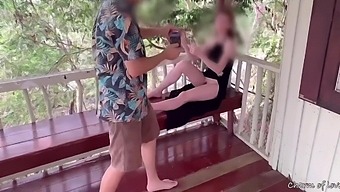 Thai Model Gets Upskirt Shot And More In Outdoor Encounter