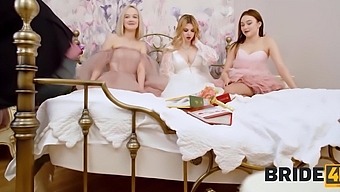 Eva Barbie, Sara Bork And Eliz Benson Metamorphosed A Attractive Bachelorette Party Into A Dirty Orgy.