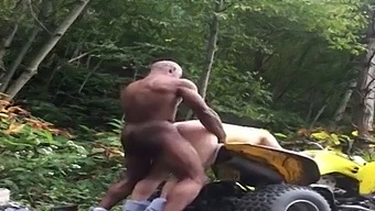 Amateur Milf Gets Pounded In The Jungle On A Big Black Cock