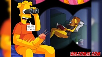 Sensual Sex With The Attractive Neighbor - The Simptoons