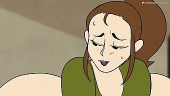 Handjob And Big Natural Tits In Animation
