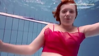 Big-Breasted Lenka Gets Wet And Wild In Public Pool