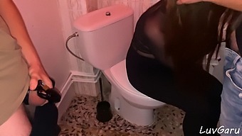 Amateur Couple Films And Fucks In Public Toilet With Huge Cumshot