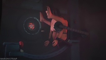 Lara Croft'S Intense Orgasm With A Vibrator