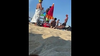 Amateur Beach Voyeur Captures Nude Moments